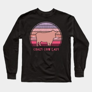 Crazy Cow Lady Long Sleeve T-Shirt